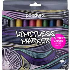 Panduro Markers Panduro Glitter Galore Set 10 Ø2.5 mm Akrylpennor