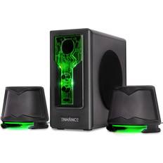 Green Computer Speakers Enhance SB 2.1 Green LED Computer Speakers