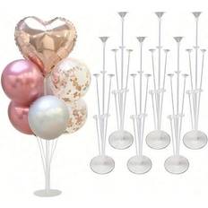 Shein 2/4/6Pcs Reusable Clear Balloon Holder Set