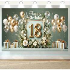 Birthdays Doorway Party Curtains Shein Elegant 18th Birthday Party Banner
