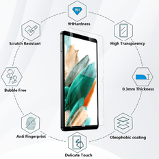 Screen Protectors Shein 2pcs Tempered Glass Screen Protector Film Samsung Galaxy Tab S10