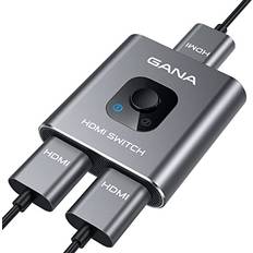 Gana HDMI Switch 4K 60Hz Aluminium Splitter