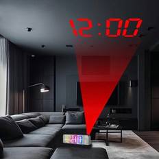 Shein Projection Alarm Clock With LED Screen