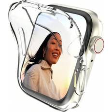 Protective Case for Apple Watch Series 46/49/45/44/41/40/42/38mm Transparent