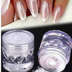 Dipping Powders on sale Shein Glazed Donut Pearlescent Chrome Nail Powder - Transparent