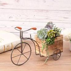 Shein Vintage Wooden Tricycle Plant Stand