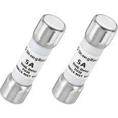 Uxcell 600V 5A Time Delay Fuse Glass 2 Pack