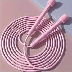 Shein Adjustable Pink Fitness Weight Loss Jump Rope