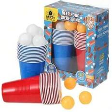 Drinking Games Shein Beer Pong Game Set 48 Pieces 12 Red 12 Blue Reusable Cups