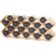 Spice Racks Latitude Run 18 Jar Criss-Cross 2-In-1 Spice Organizer