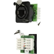 Neutrik NE8FDV-YK-B Ethercon RJ45 Panel