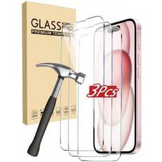 Shein Tempered Glass Screen Protector for iPhone16 Plus 3 Pcs Clear
