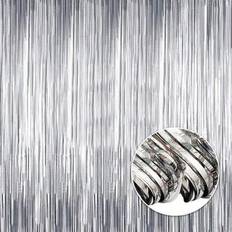 Doorway Party Curtains Shein Shiny Sliver Tinsel Curtain Drizzle