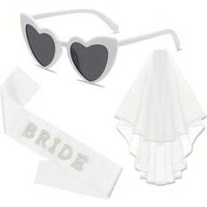 Party Sashes Shein 3pcs Bachelorette Party Bride To Be Decorations Kit