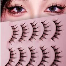 Shein Manga Anime Lashes Natural Look Faux Mink Wispy Fluffy 3D Volume Eyelashes - Korean Japanese Asian Cosplay