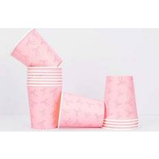 Shein Pink Bow Paper Cups 10pcs 20pcs 50pcs
