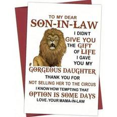 Shein Funny Birthday Card For Son-In-Law