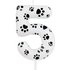 Cake Candles Shein Cat Paw Shaped Number 0-9 Pet Candles
