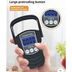 Black Luggage Scales Shein Backlit LCD Display Digital Scale