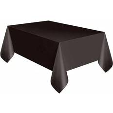 Black Table Cloths Shein Disposable Plastic Table Cover Rectangle