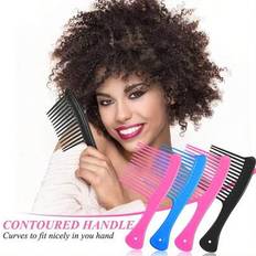 Hair Combs Shein Wide-Toothed Anti-Static Resin Hair Comb