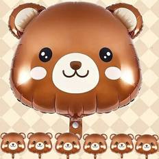 Animal & Character Balloons Shein 6pcs Cute Bear Shaped Balloon
