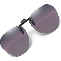 Polarisierte Clip-On Sonnenbrille Mit Etui - Violett