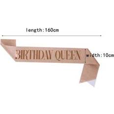 Birthdays Sashes Shein Rose Gold Birthday Queen Sash
