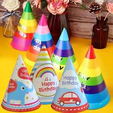 Shein 10 Pcs Rainbow Party Decoration Hat