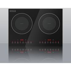 Cooktops Empava 20-in 2 Burners Black Induction Cooktop