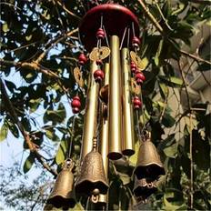 Shein Vintage Bronze Wind Chime With Bells And Coins