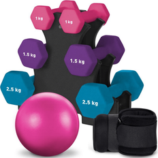 Shein Hex Neoprene Dumbbells Tree Set