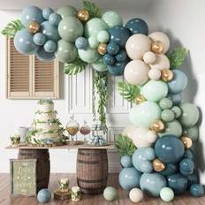 Babies Balloon Arches Shein 100pcs Sage Green Balloon Garland Kit