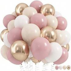 Shein Nude Dusty Pink Balloons Set 62Pcs