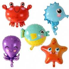 Animal & Character Balloons on sale Shein Cartoon Aluminum Foil Balloons 5pcs
