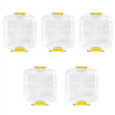 Dentures & Dental Splints Ergonomie ohne Grenzen 5PC Transparent Membrane Showcase Tooth Boxes