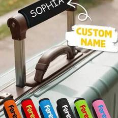 Luggage Tags Shein Personalized Custom Text Printed Luggage Handle Wrap