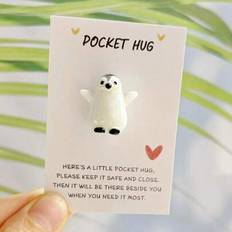 Shein Penguin Pocket Hug Small Card 3D Resin