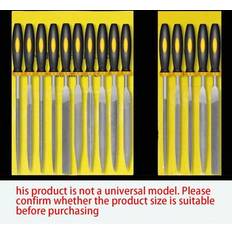 Shein 10PCS Dual-Color Handle Assorted File Set Rasp