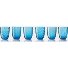 Køkkentilbehør Idra Water Set Of 6 Light Blu Drinking Glass 6pcs
