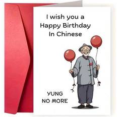 Shein Humorous Birthday Card 1pc