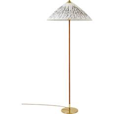 Træ Gulvlamper GUBI 9602 Special Edition Rattan Hvid Gulvlampe