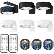 Picture Lighting Shein 6Pcs Battery Operated Light Black White Picture Lighting