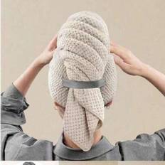 Grey Hair Wrap Towels Shein 1pc Large Absorbent Towel, Ultra-Fine Fiber Curling Towel, Super Absorbent Dry Hair Cap, Suitable For Women's Hair Care Accessories And Wet Hair Headscarf
