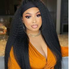 Hair Products Shein Kinky Straight Headband Wig 180% Density