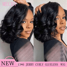 Hair Products Shein Mecry 10-14 Inch Body Wave Lace Front Wig 13x6