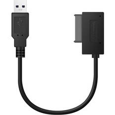ChaoChuang SATA to USB Notebook Optical Cable 6+7P