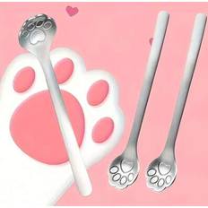 Shein Stainless Steel Mixing Spoons 10pcs Coffee Spoon