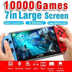 Game Consoles Shein Handheld Game Console 7-Inch HD
