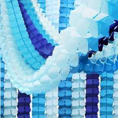 Shein 12pcs 60FT Clover Garland Party Blue White